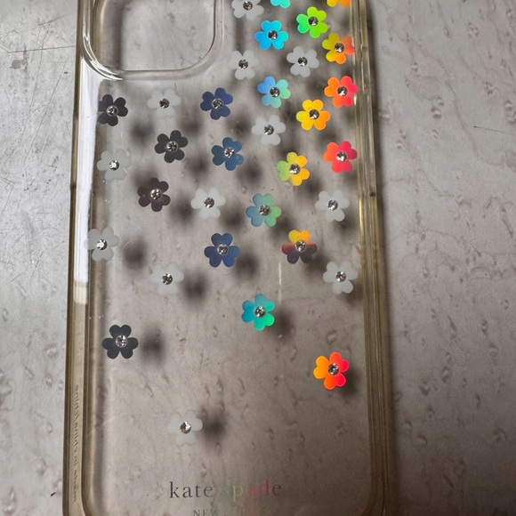 kate spade Other - Kate Spade Clear Floral Phone Case - Iridescent for iPhone 13
